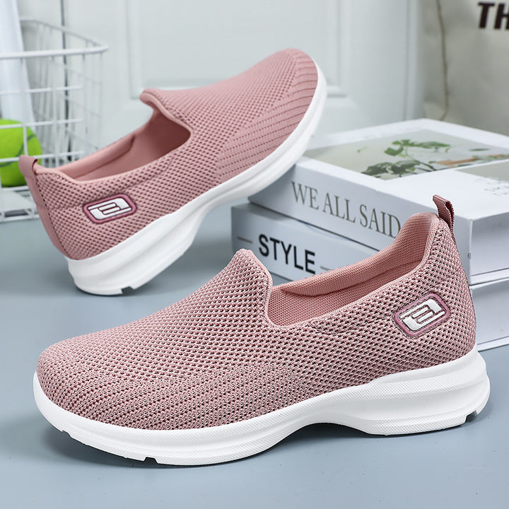 Dame Åndbare Slip-on Sneakers med fleksibel netstruktur og skridsikker sål Stilla