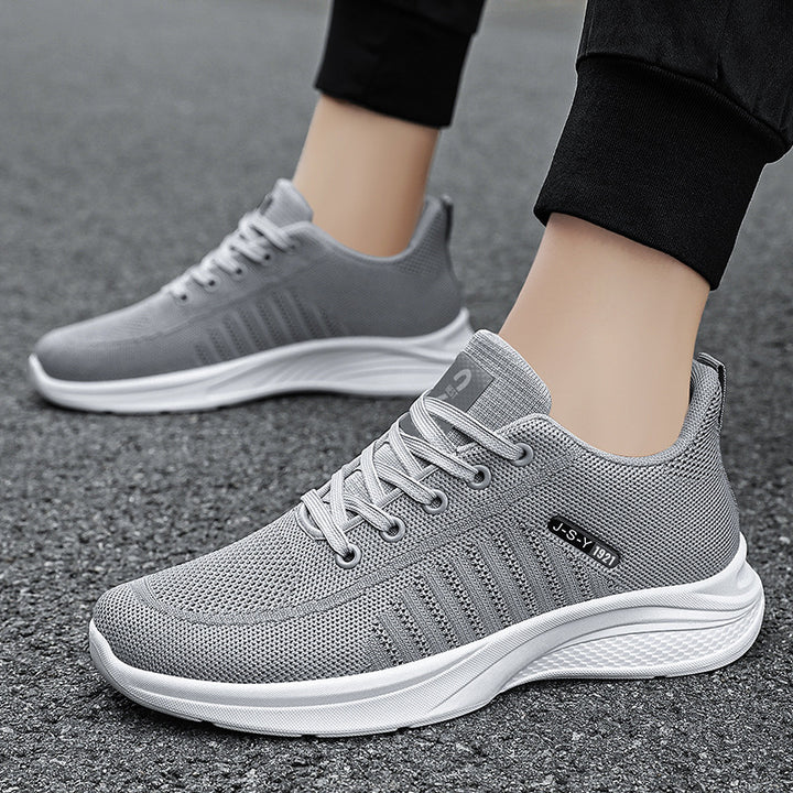 Herrer Sporty FritidsSneakers med åndbart overmateriale og støddæmpende sål Stilla