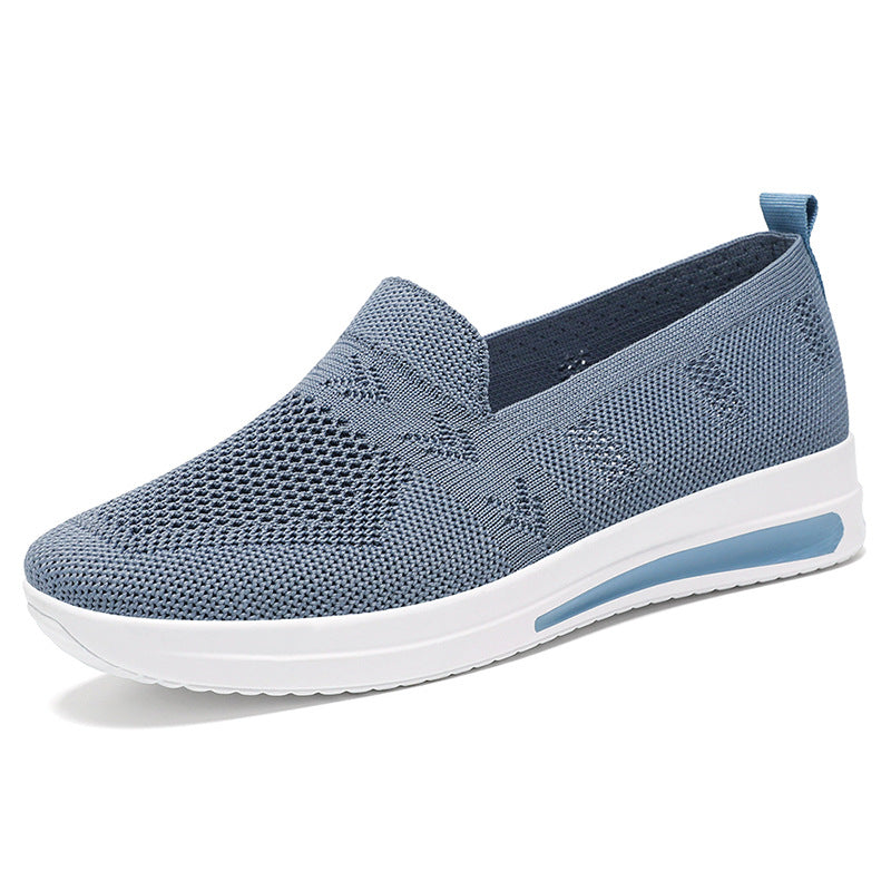 Dame Åndbar Komfort-Sneaker med fleksibelt Slip-On Design Stilla