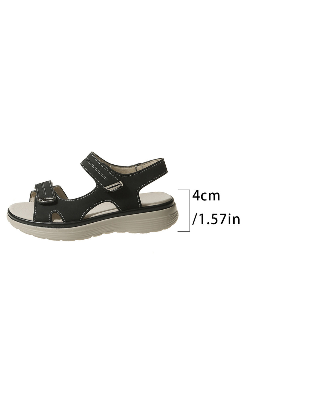 Dame Komfortable Sport-Sandaler med justerbar rem og ergonomisk sål Stilla