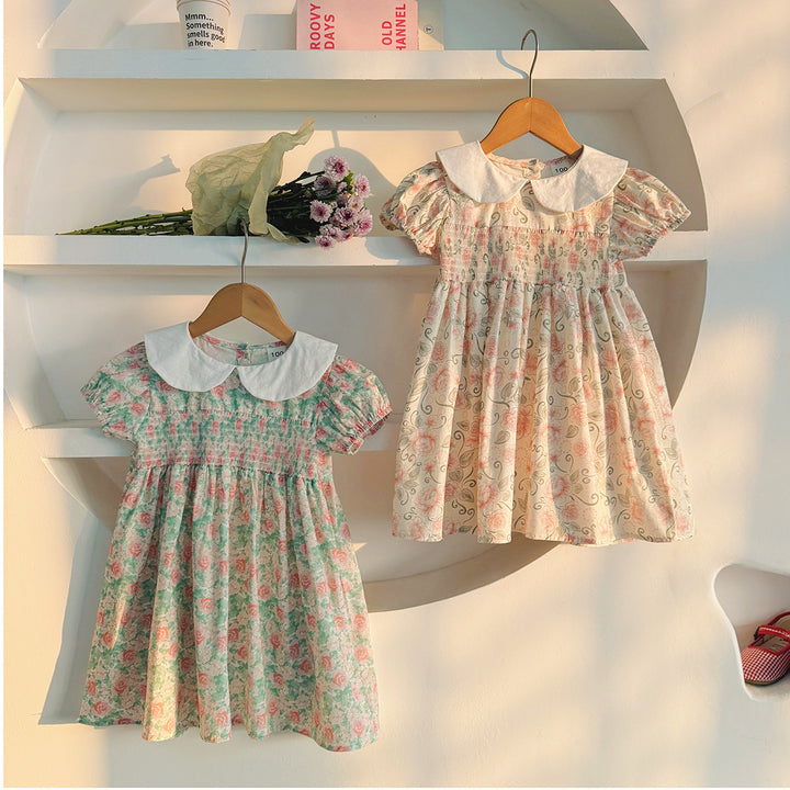 Femme Vintage Floral Kjole Stilla