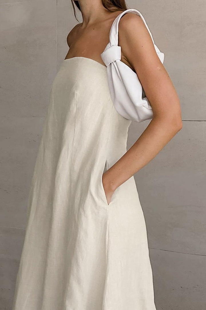 Stilla | Slim Tube Top Lang Kjole