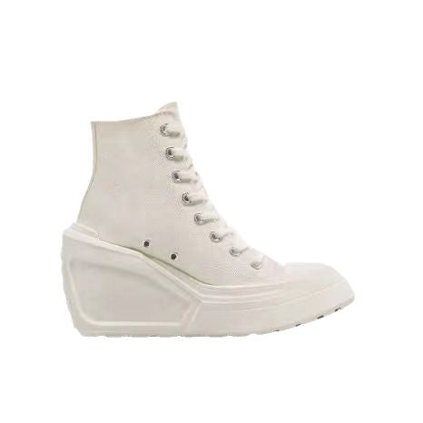 Dame High-Top Plateau-Sneakers med elastisk snørring og moderigtigt design Stilla