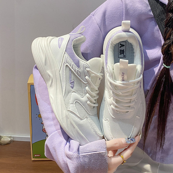 Dame Sportsløbe-sneakers med åndbar overfladestruktur og innovativ dæmpning Stilla