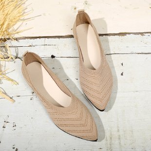 Dame Stilfulde Ballerinas med Komfort-overmateriale og elastisk sål Stilla