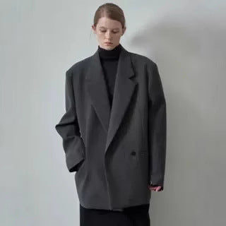 Dame Oversize Blazer med dobbelt knaplås Stilla