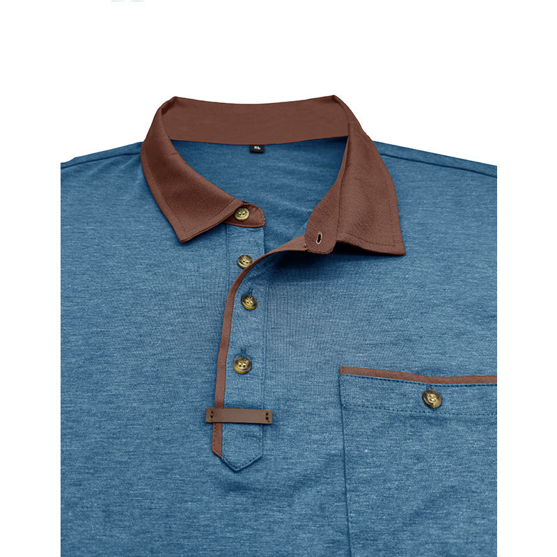 Herre Langærmet Polo T-shirt Stilla