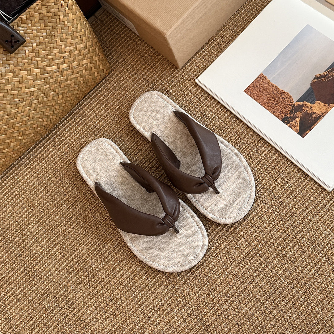 Femme Bequeme String Sandaler Stilla