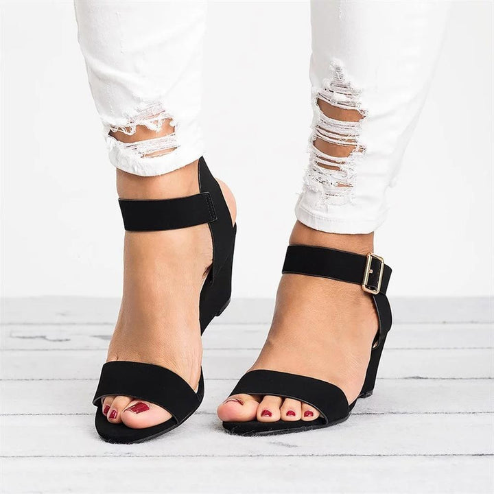 Dame elegante sandaler med komfortabelt fodseng Stilla