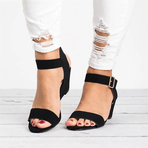 Dame elegante sandaler med komfortabelt fodseng Stilla