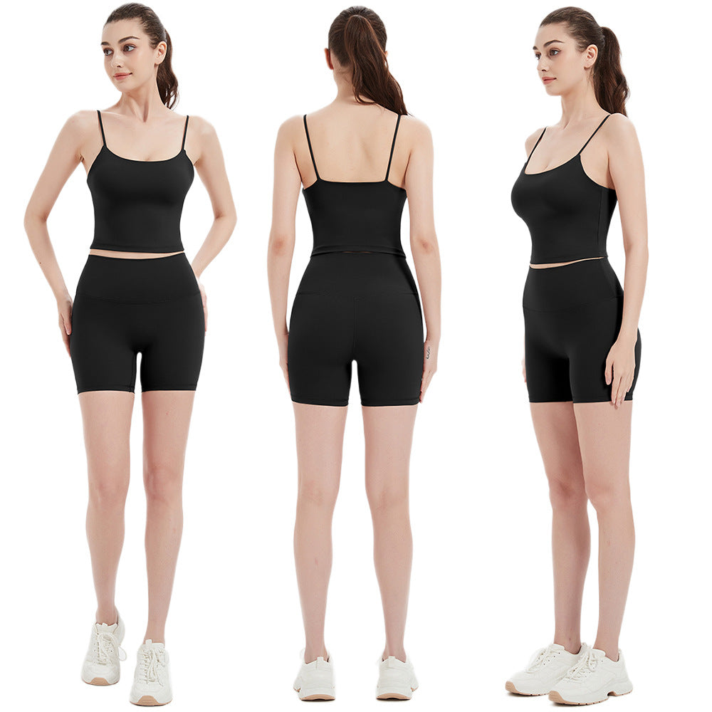 Damer Sportslig Top og Shorts Sæt Stilla