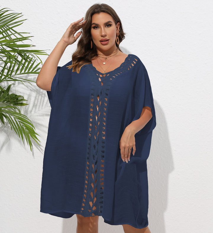 Dame Let Strand Kaftan Overgang Stilla