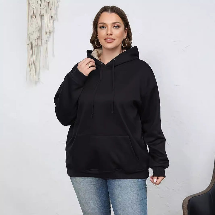 Dame hættetrøje med hyggeligt for og oversized pasform Stilla
