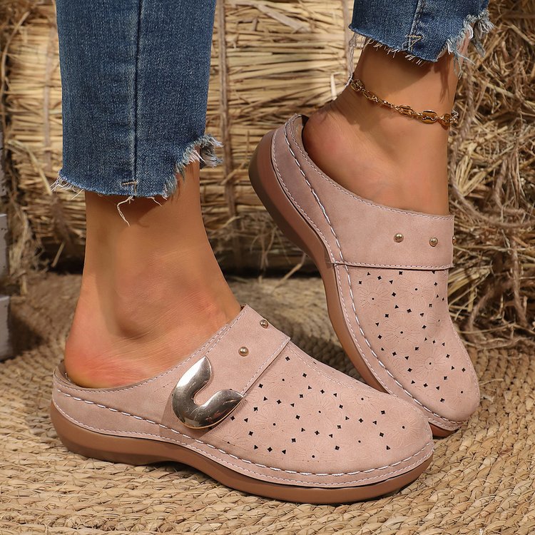 Dame Komfortable Clogs med elegante udsmykninger Stilla