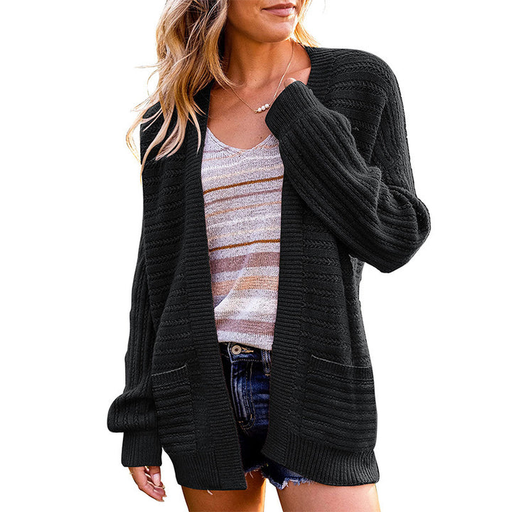 Kvindernes cardigan med tekstureret design og åben front Stilla