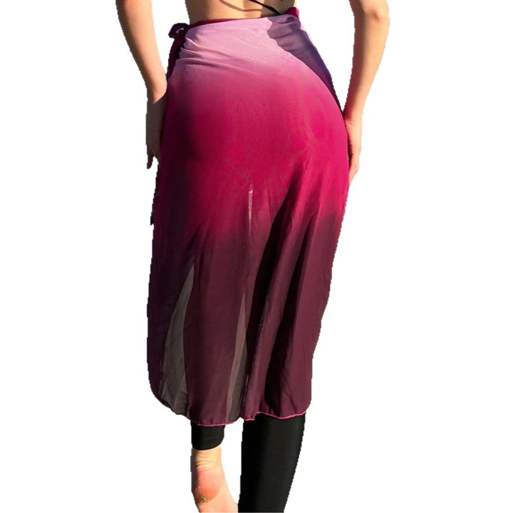 Dame omslag nederdel med sporty leggings Skovae