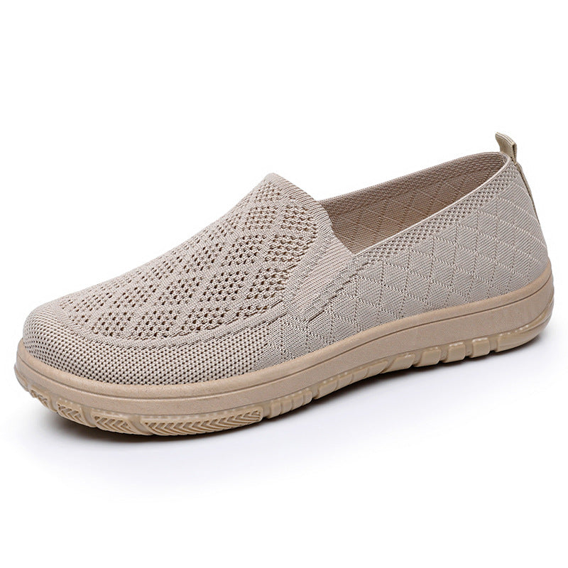 Dame Behagelige Strik-Slippers med skridsikker Sål og fleksibelt Design Stilla
