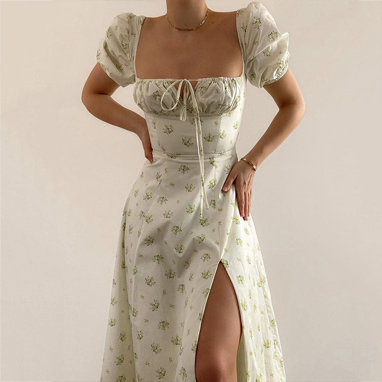 Dame blomsterkjole Stilla
