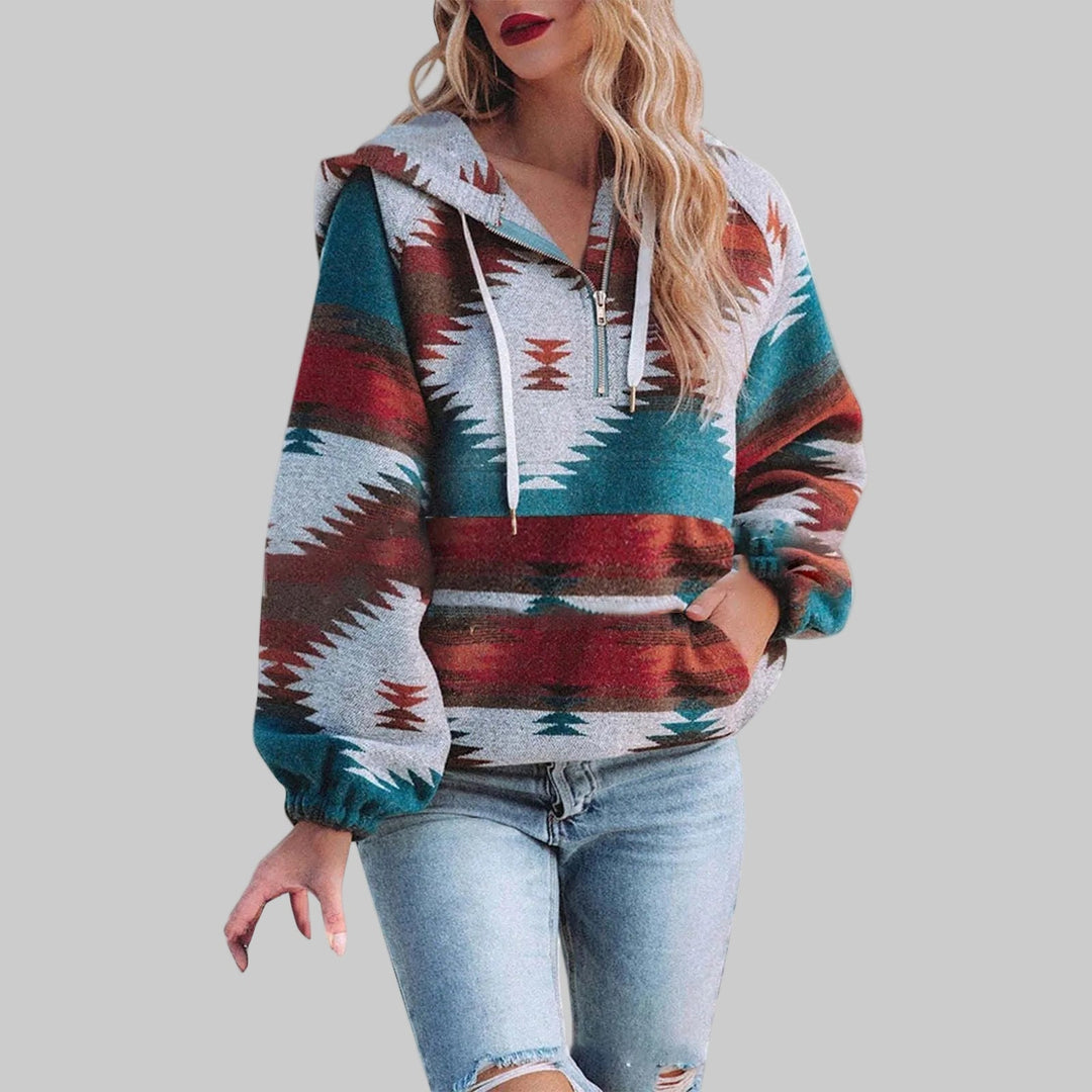 Stilla | Hoodie med Unikt Mønster