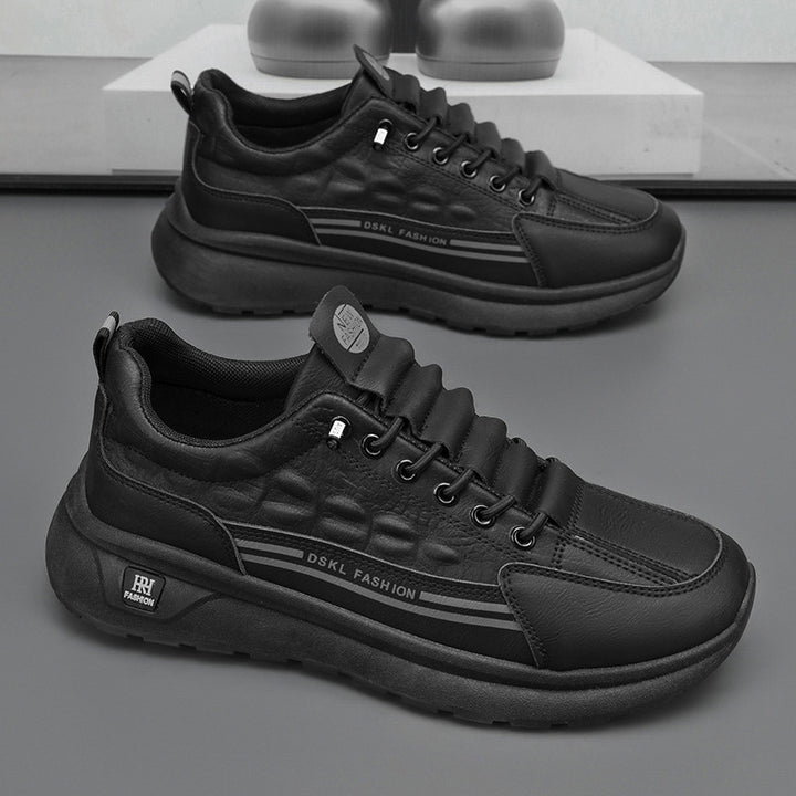 Herre komfort-orienterede afslappede sneakers med multi-textur design Stilla