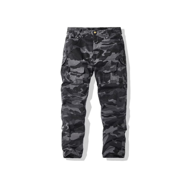 Herre cargo bukser i camouflage-design Stilla