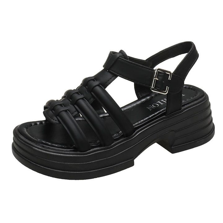 Dame Chunky Platform Rem Sandaler Stilla