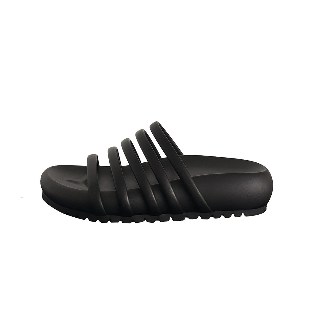 Femme Contemporary Slide Sandaler med flere stropper Stilla