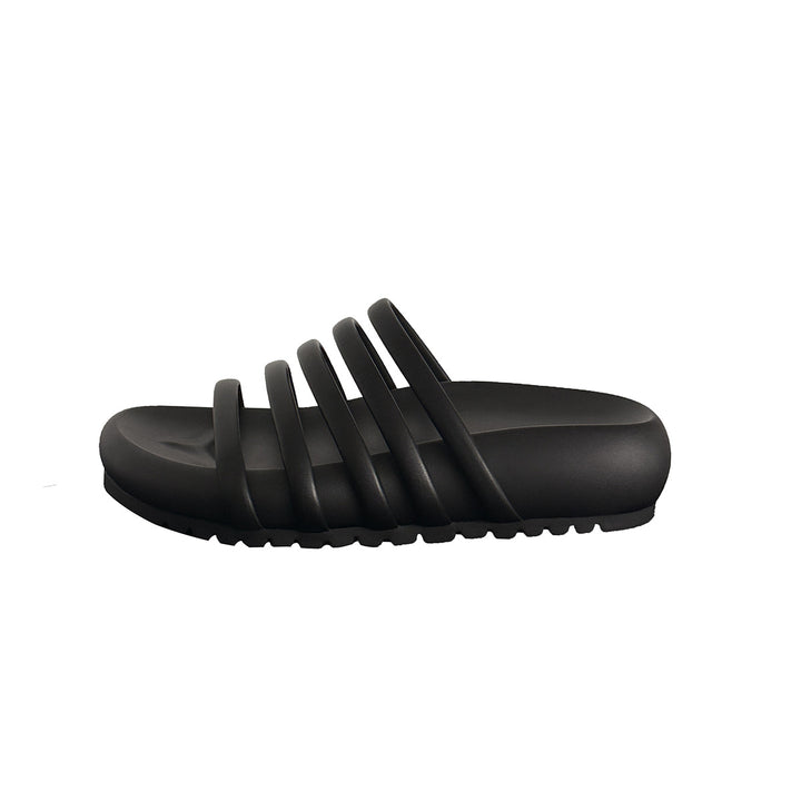 Femme Contemporary Slide Sandaler med flere stropper Stilla