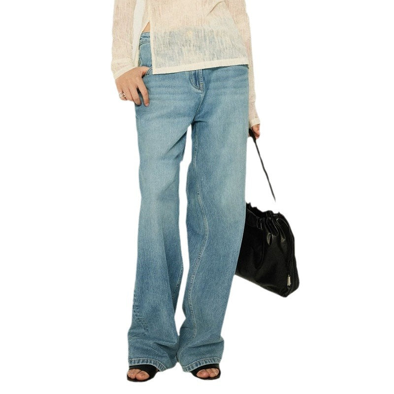Kvinder High-Waist Bootcut Jeans lavet af høj kvalitet Denim Stilla
