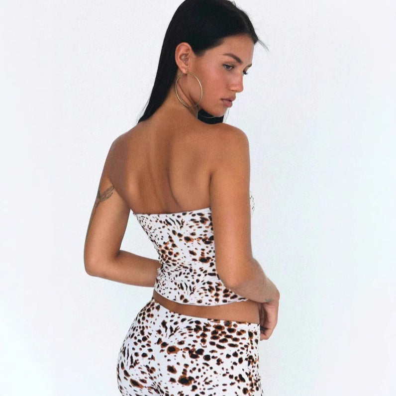 Femme Strapless Lagdelte Lagdelt Svømmedragt Stilla