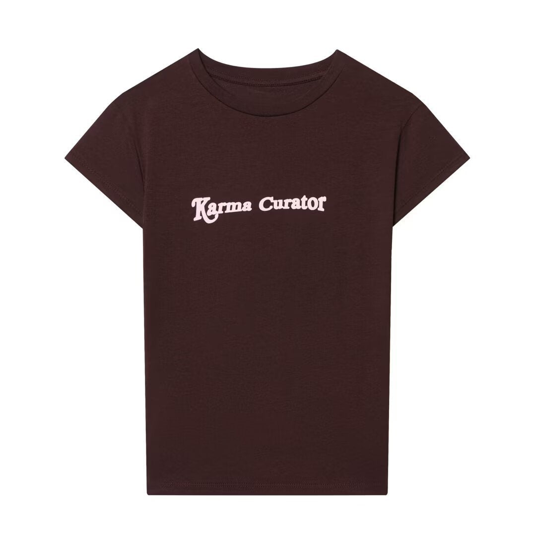 Dame T-shirt med individuel tekst Skovae