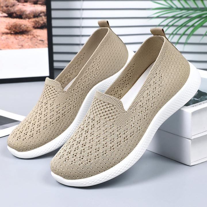 Femme Letvægts Åndbar Slip-On Strik Sneakers Stilla