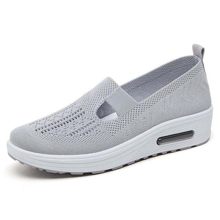Dame Behagelige og åndbare Slip-On Sneakers med Dæmpningssystem Stilla