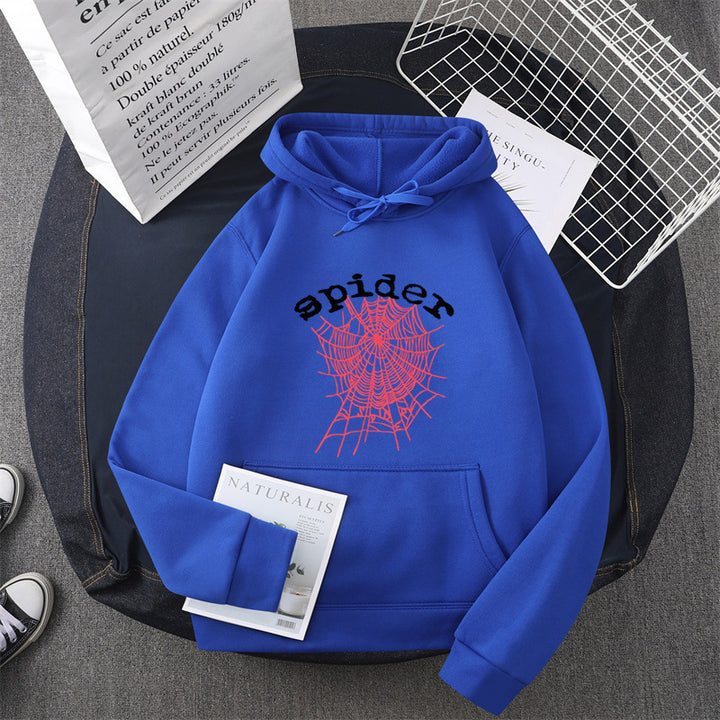 Kvinders hoodie med kreativ edderkoppemotiv Skovae
