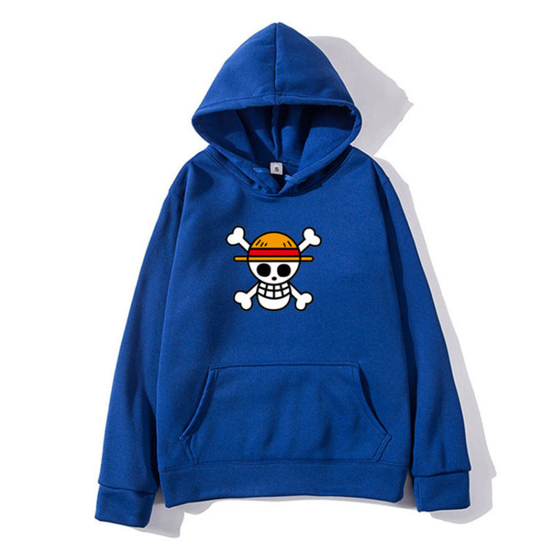 Dame hoodie med kreativ piratdesign og behagelig pasform Skovae