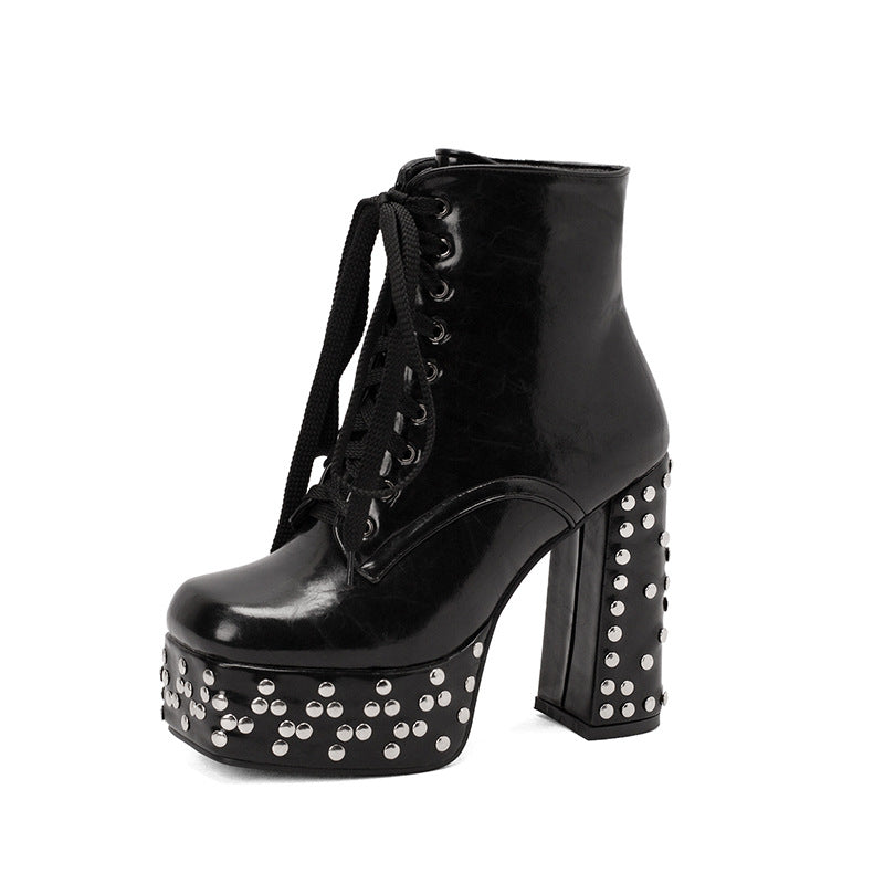 Femme Nitter Platform Støvler Stilla