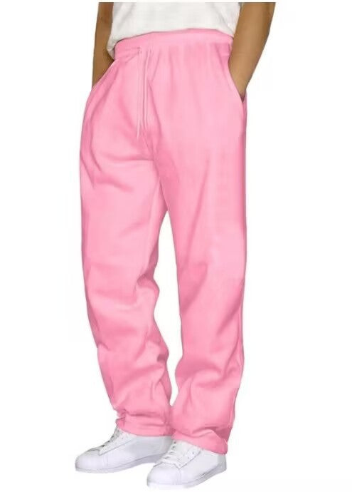 Kvinders komfortable sweatpants med sidelommer og elastisk talje Skovae