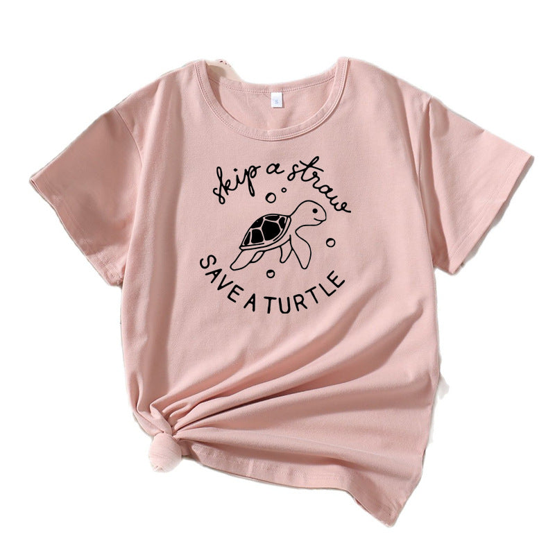 Kvinder eco-bevidst grafik T-shirt Stilla