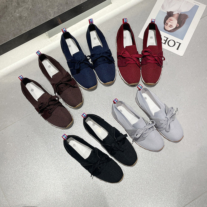 Dame Sporty Mesh-Sneakers med åndbart overdækning Stilla