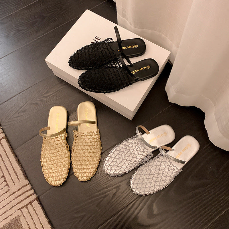 Dame Sling-sandaler med moderigtigt netdesign og komfortabelt fodseng Stilla