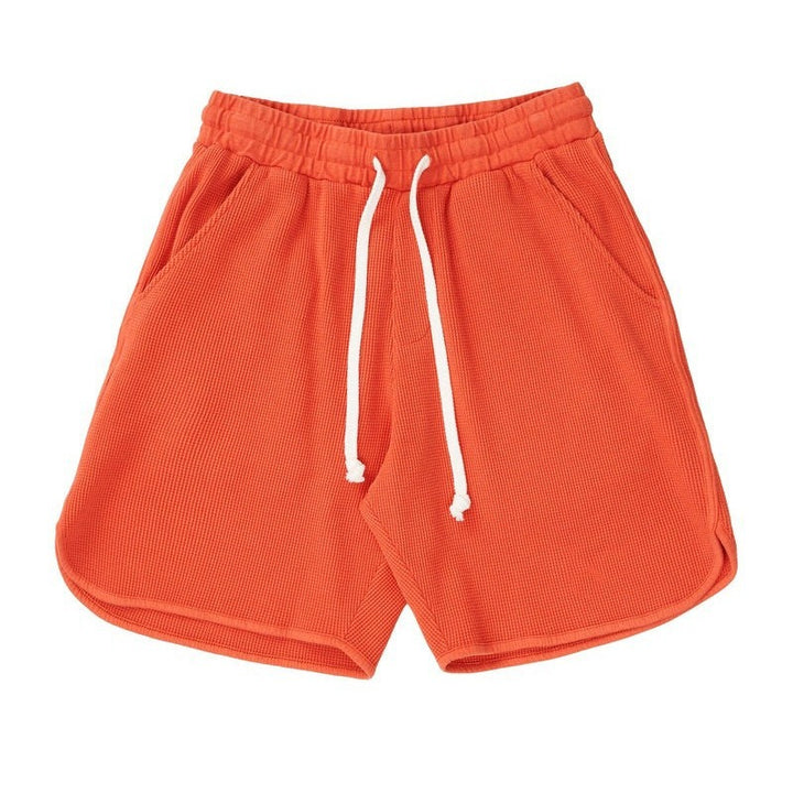 Herrer Komfortable fritidsshorts med elastisk talje og sidelommer Stilla