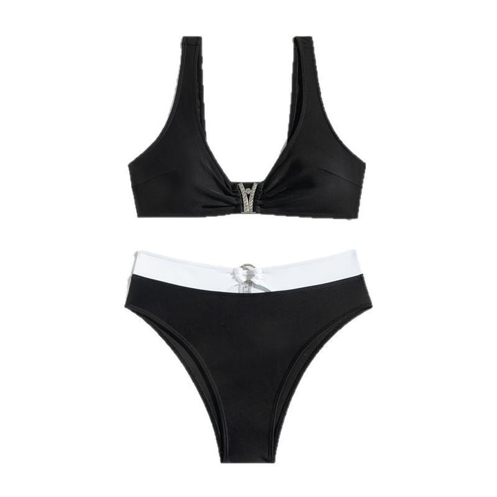 Kvinder Højskåret Minimalistisk Bikini Sæt Stilla