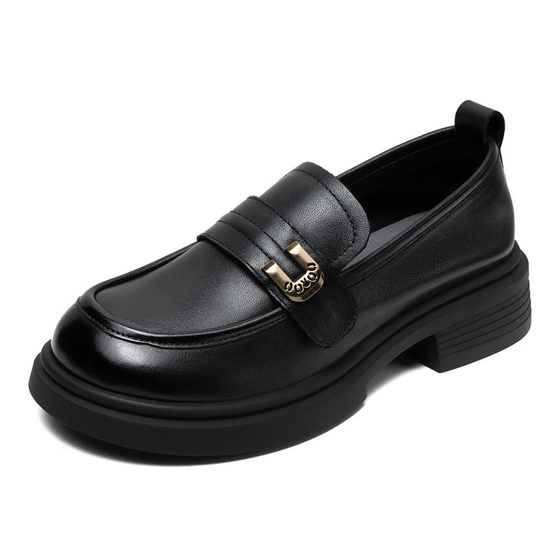 Dame Stylish Laklæder Slipper med dekorativt Spænde-Detalje Stilla