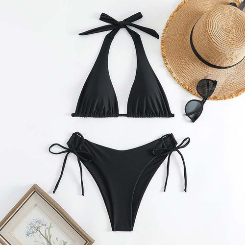 Dame Justerbart Halsbånd-Bikini-Sæt Stilla