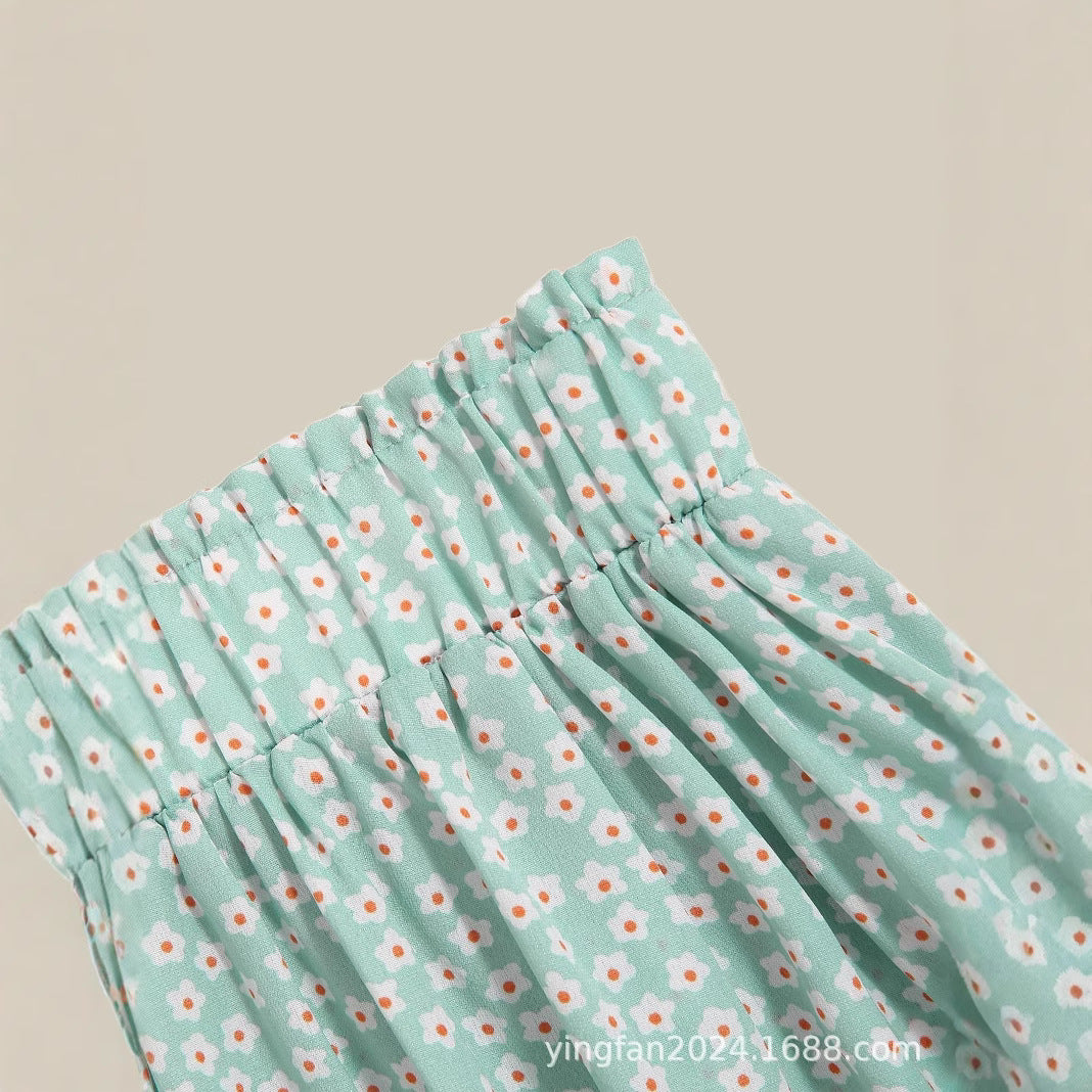 Dame Floral Print Maxi Skørt Stilla