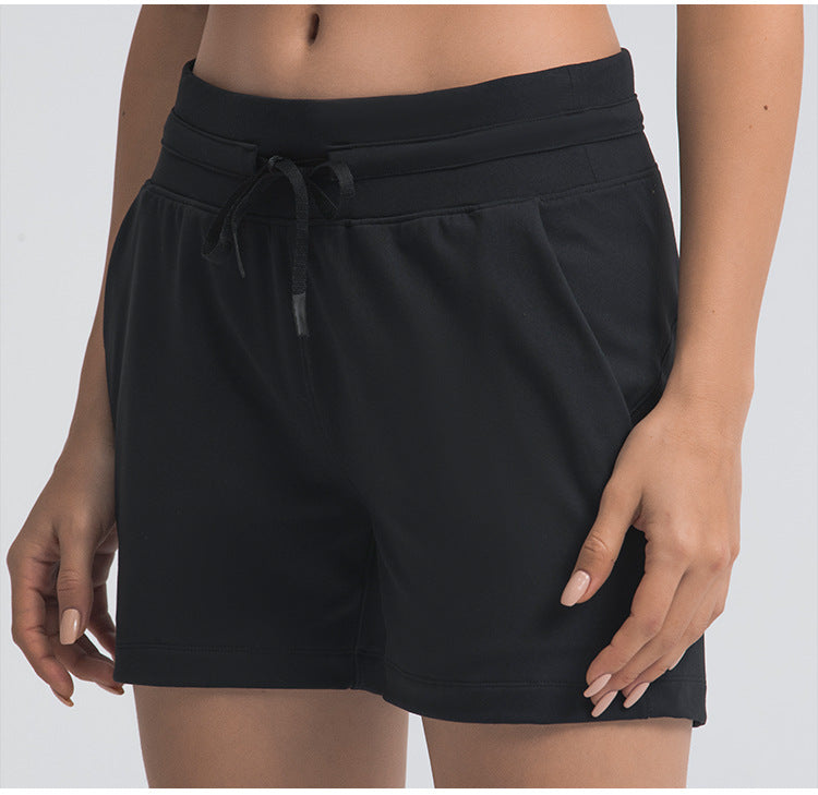 Stilla | Talje Yoga Shorts Til Kvinder