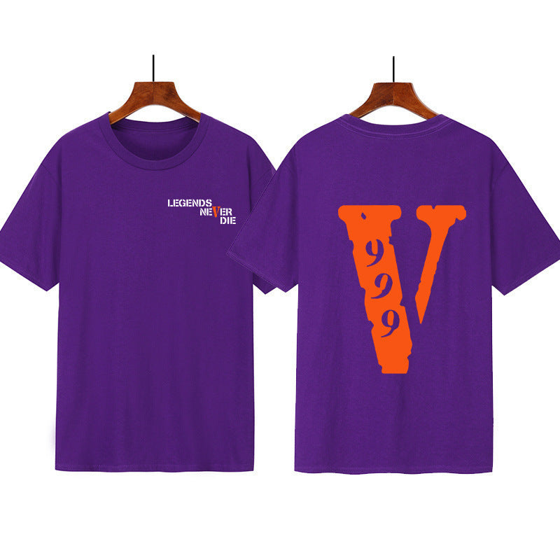 Kvinders grafisk t-shirt med original skrift og kreativt design Skovae