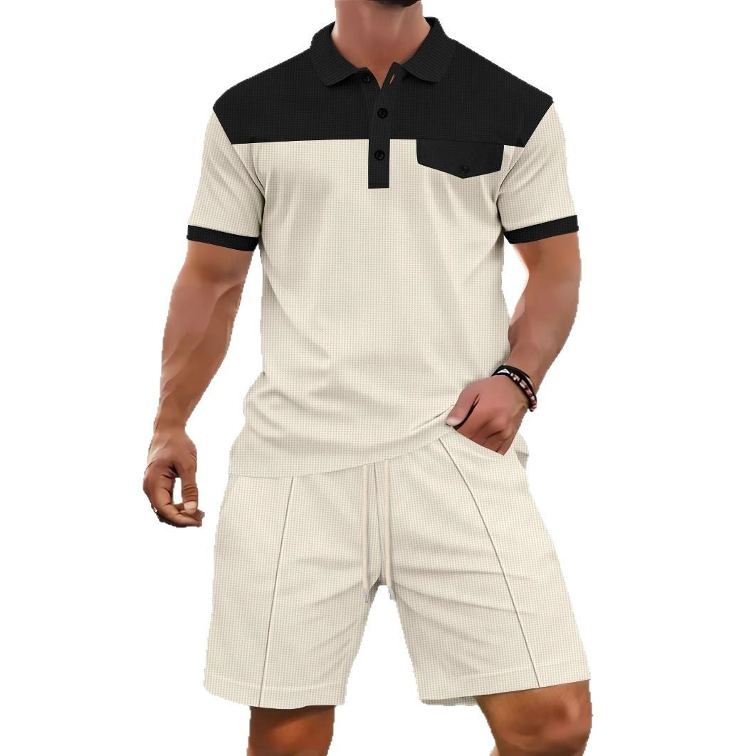 Herrer sports polo shirt med kombineret shorts-design og åndbare egenskaber Stilla