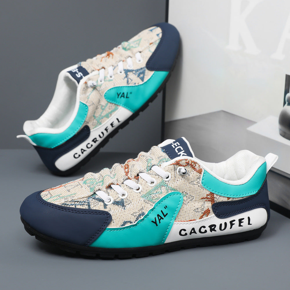 Femme Sporty Multi-Texture Atletik Sneakers Stilla