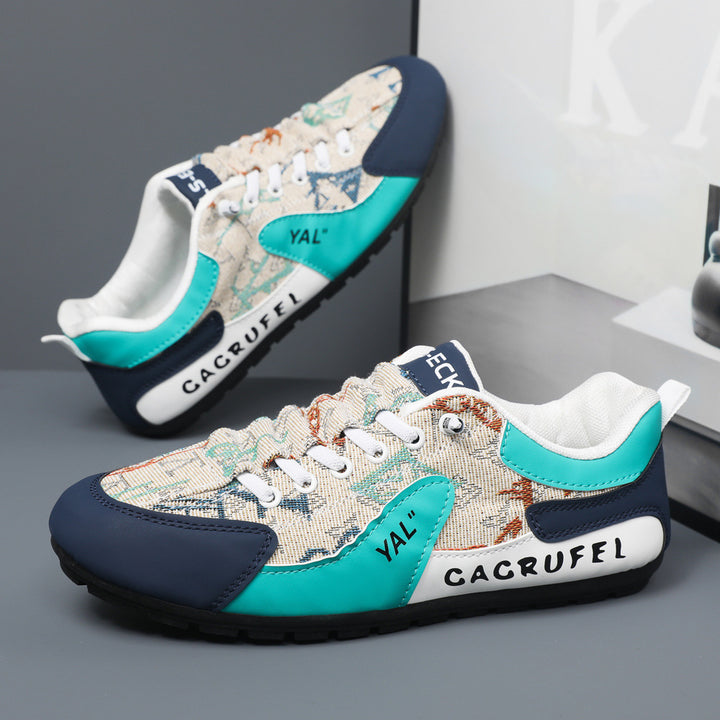Femme Sporty Multi-Texture Atletik Sneakers Stilla